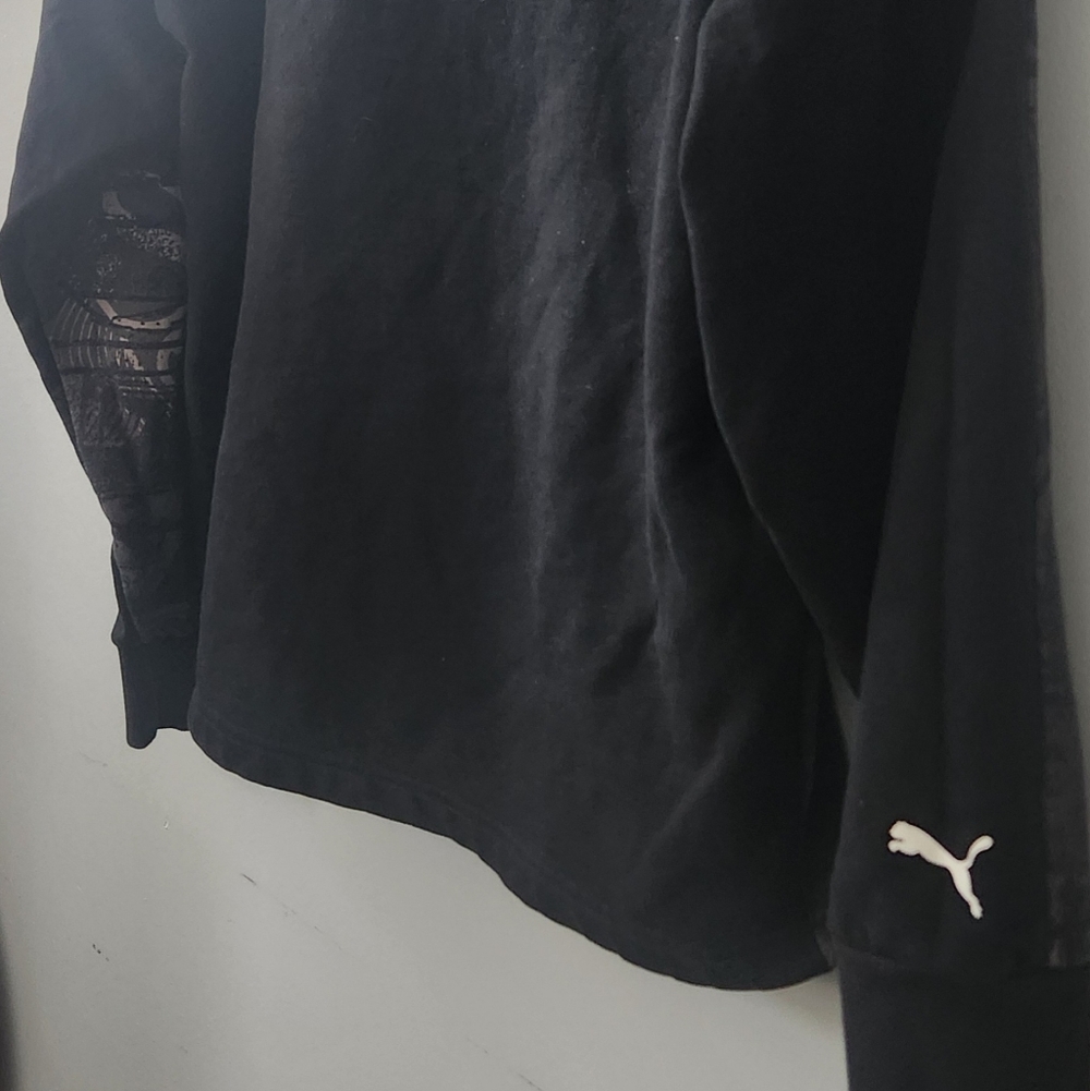 Puma Ferrari Black And Gray Men's Graphic Hoodie - Picture 6 of 16